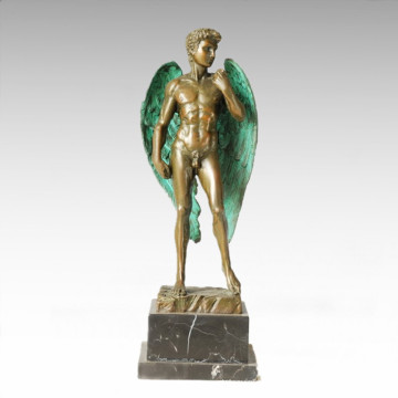 Statue de la mythologie Voleur David Bronze Mythe Sculpture TPE-355